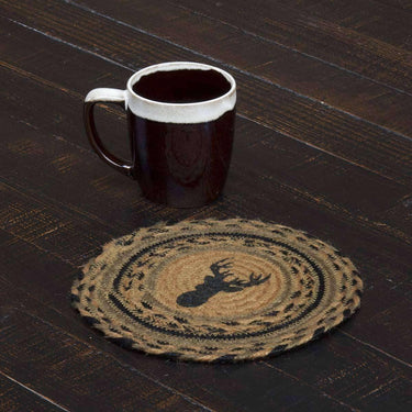 Trophy Mount Braided Jute Trivet 8